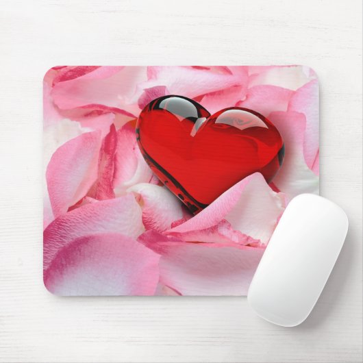 Rose Mousepad (Mit Mouse)