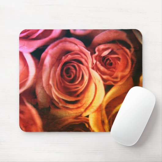 Rose Mousepad (Mit Mouse)