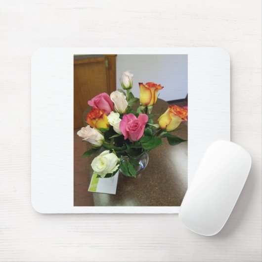 Rose Mousepad (Mit Mouse)