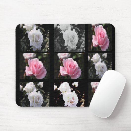 Rose Mousepad (Mit Mouse)