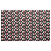 Rose Mr. und Mrs. Wedding Black Heart Template Stoff (Yard (91,4 cm))