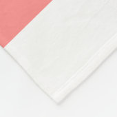 Rose-Muster Fleecedecke (Ecke)