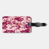 Rose Muster für digitale Camouflage Gepäckanhänger (Rückseite horizontal)