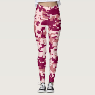 Rose Muster für digitale Camouflage Leggings