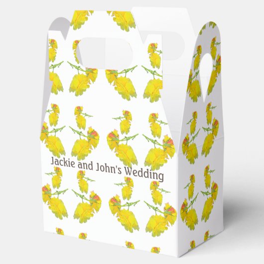 Rose Muster. Geschenkschachtel (Geöffnet)