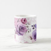 Rose Muster Kaffeemaschine Tasse (Mittel)