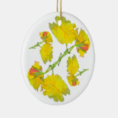 Rose Muster. Keramik Ornament (Rechts)