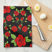 Rose Muster Küche Geschenke Geschirrtuch (Viertel Falte)