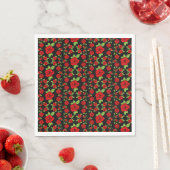 Rose Muster Küche Geschenke Serviette (Beispiel)