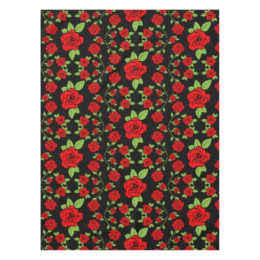 Rose Muster Küche Geschenke Tischdecke (Vorderseite)