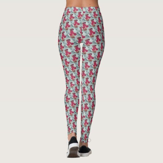 Rose Muster Leggings Design (Rückseite)