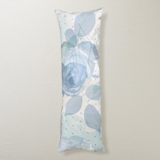 Rose Muster Luxusdesign Seitenschläferkissen (Rückseite (Vertikal))