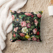 Rose Muster Rosa und Rot Kissen (Decke)