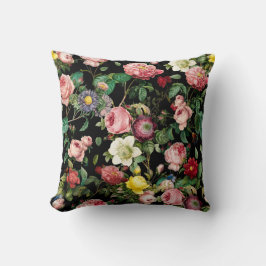 Rose Muster Rosa und Rot Kissen