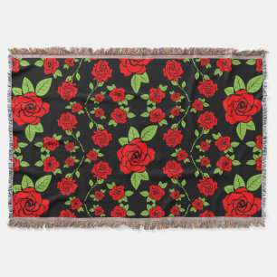 Rose Muster Zuhause Geschenke Decke