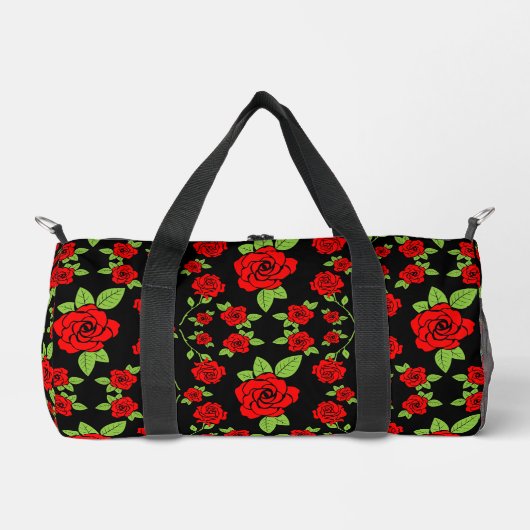 Rose Muster Zuhause Geschenke Duffle Bag (Vorderseite)
