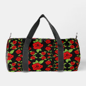 Rose Muster Zuhause Geschenke Duffle Bag (Rückseite)
