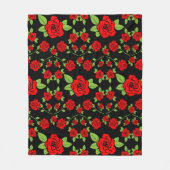 Rose Muster Zuhause Geschenke Fleecedecke (Vorderseite)
