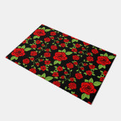 Rose Muster Zuhause Geschenke Fußmatte (Schrägansicht)
