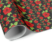 Rose Muster Zuhause Geschenke Geschenkpapier (Rolleneckpunkt)