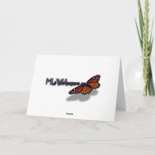 Rose Muttertagskarte Karte (Rückseite)