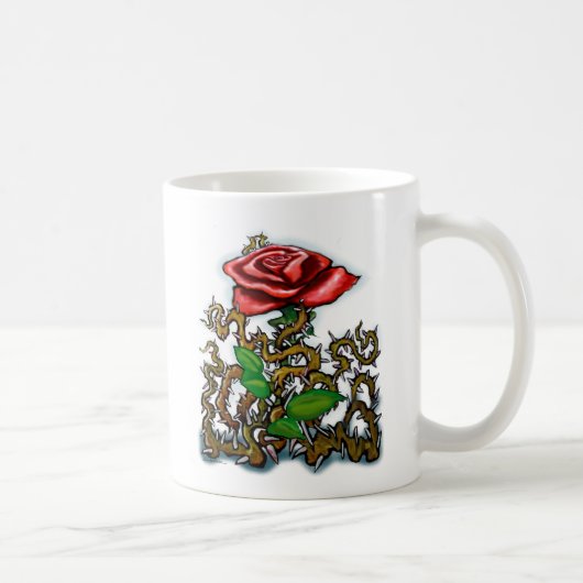Rose n Thorns Kaffeetasse (Rechts)