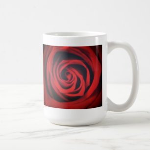 Rose nah kaffeetasse
