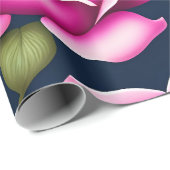 Rose Nahtloses Muster Valentinstag Geschenkpapier (Rolleneckpunkt)