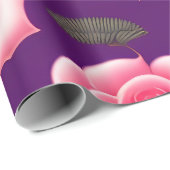 Rose Nahtloses Muster Valentinstag Geschenkpapier (Rolleneckpunkt)