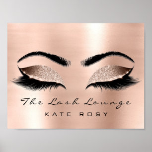 Rose Name Makeup Beauty Studio Lashes Poster
