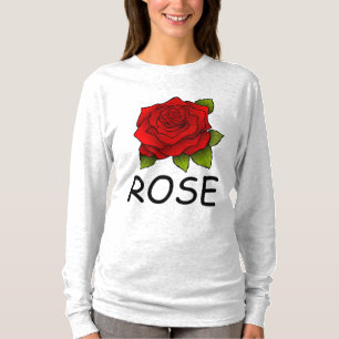 ROSE NAME T - Shirt, ROT T-Shirt