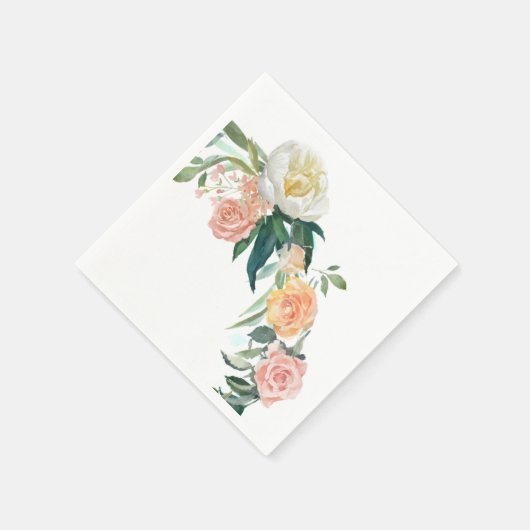 Rose Napkins Serviette (Ecke)