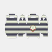 Rose Navy Blue Strips und Gold Fevor Boxes Geschenkschachtel (Ungefaltet)