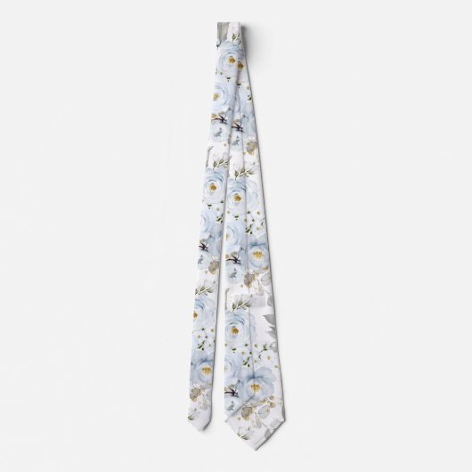 Rose Neck Tie Krawatte (Rückseite)