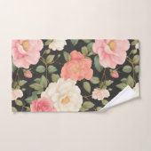 Rose Noir Harmonie Rose in Weich Pastell Badhandtuch Set (Handtuch)