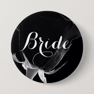 Rose Noire Button