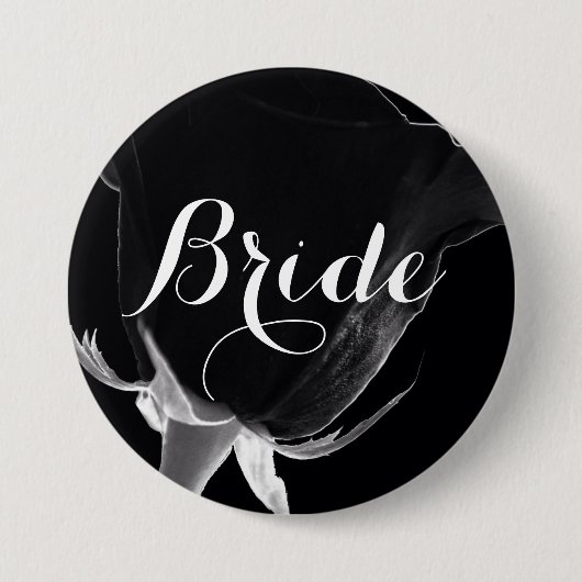 Rose Noire Button (Vorderseite)