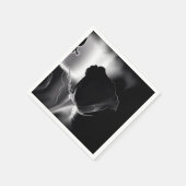 Rose Noire Serviette (Ecke)