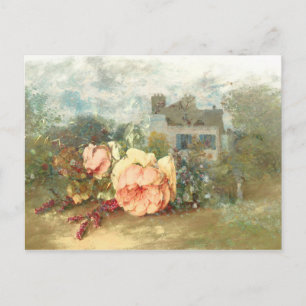 Rose Nostalgie Postkarte