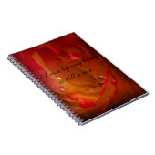 Rose Notebook 1 Notizblock (Rechte Seite)