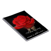 Rose Notebook 2 Notizblock (Rechte Seite)