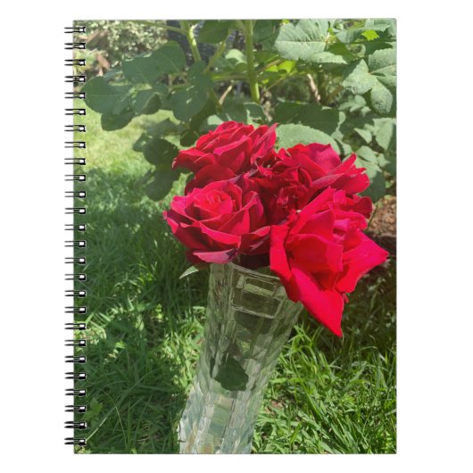 Rose-Notebook Notizblock (Vorderseite)