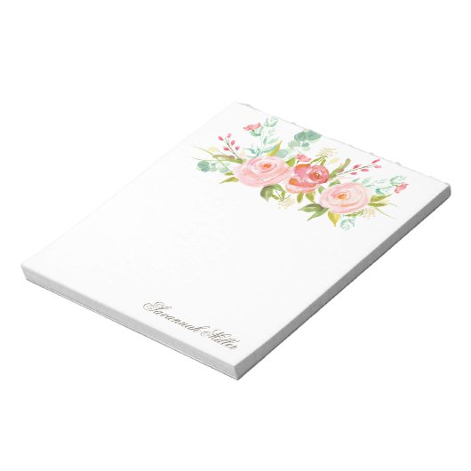 Rose | Notepad Notizblock (Rotiert)