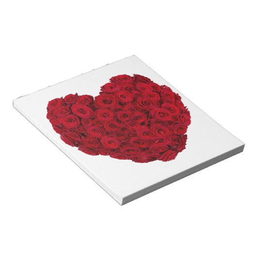 Rose Notizblock (angewinkelt)