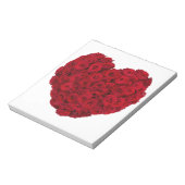 Rose Notizblock (Rotiert)