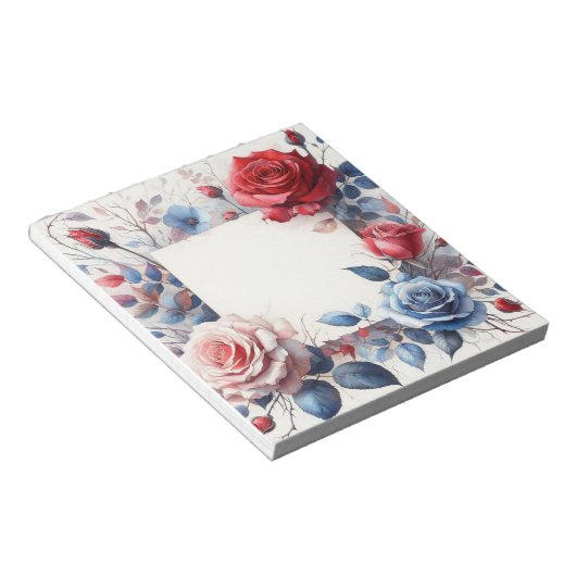 Rose Notizblock (angewinkelt)