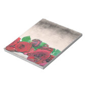 Rose Notizblock (Rotiert)