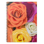 Rose Notizblock (Vorderseite)