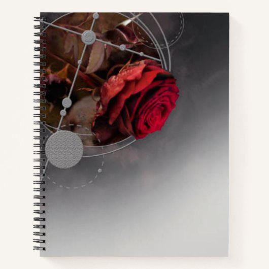 Rose Notizblock (Vorderseite)