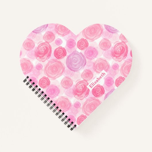 Rose Notizblock (Vorderseite)